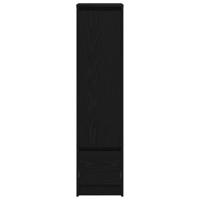 Highboard 29,5x34x119,5 cm spaanplaat zwart eikenkleurig - thumbnail