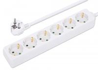 Manhattan 168304 Stekkerdoos Wit Randaarde stekker 1 stuk(s) - thumbnail