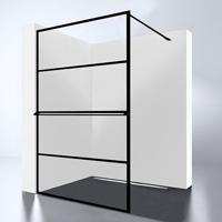 Best Design Inloopdouche Noire 100x200 cm 10 mm Easy Clean Mat Zwart - thumbnail
