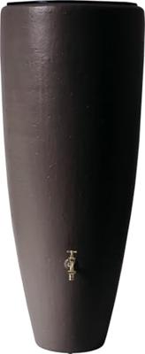 Garantia regenton met bloembak 300 liter mokka