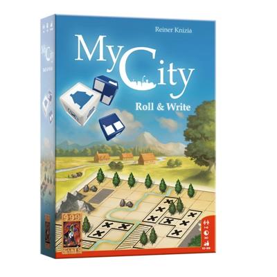 999Games 999 games my city roll & write dobbelspel