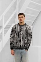 Carlo Colucci C12509 101 Sweater Heren - Maat S - Kleur: Multicolour | Soccerfanshop - thumbnail