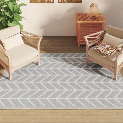 VidaXL Buitenkleed arakil 140x200 cm pp grijs