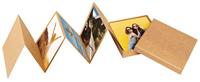 Leporello box walther design 11 foto&apos;s formaat 10x10cm kraft - thumbnail