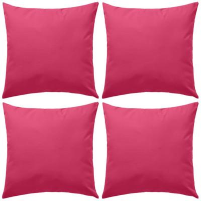 VidaXL Buitenkussens 45x45 cm roze 4 st