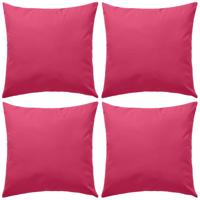 VidaXL Buitenkussens 45x45 cm roze 4 st - thumbnail
