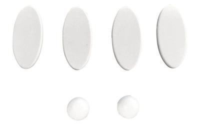 Vesta bufferset voor toiletzitting glans wit en mat wit