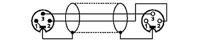 Monacor MEC-20/SW XLR Kabel [1x XLR-stekker - 1x XLR-bus] 6 m Zwart - thumbnail