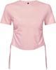 TriDry TR069 Women´s Ruched Crop Top - Light Pink - XXS - thumbnail