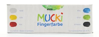 Overige Merken Kreul mucki vingerverf 6x150 ml