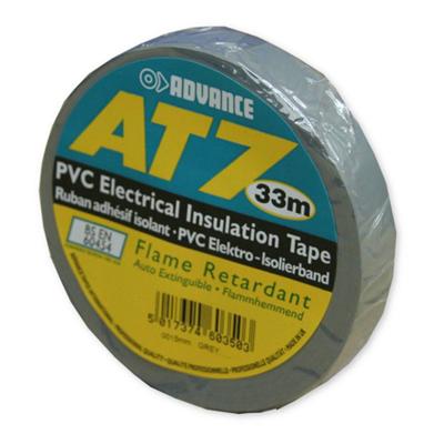 Advance Tapes AT7 PVC tape 15mm 33m grijs