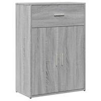 Dressoir 60x30x84 cm bewerkt hout grijs sonoma eikenkleurig - thumbnail