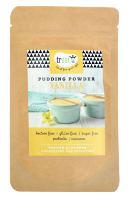 Vanille pudding poeder glutenvrij 30 Gram Vanille pudding poeder glutenvrij 30 Gram