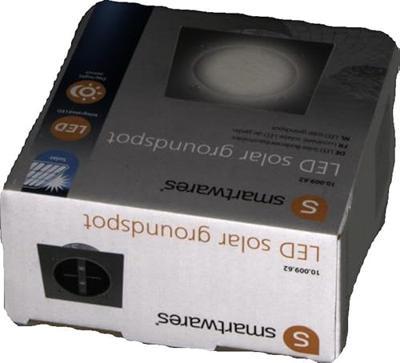 Ranex Ra-5000198 Vierkante Led Solar Grondspot Geborsteld Rvs Glas (5000.198)