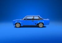 Solido Fiat 131 Abarth blau 1:18 Auto - thumbnail