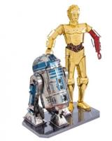 Metal Earth Star Wars Set C-3PO + R2D2 Metalen bouwpakket - thumbnail