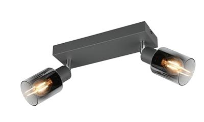 Trio 2-lichts plafondlampCadiz zwart - R81782042