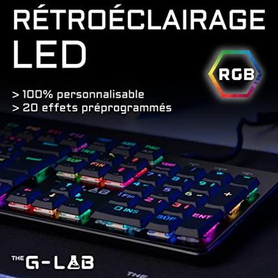 Bedrading gaming toetsenbord de g -lab low profile switch - rood Bedrading gaming toetsenbord de g -lab low profile switch - rood