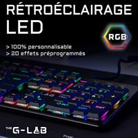 Bedrading gaming toetsenbord de g -lab low profile switch - rood - thumbnail