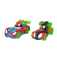 Jazwares Spidey mega jump hoofdkwartier racebaan - thumbnail