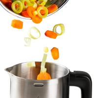 DOMO My Soup Express DO727BL Soepmaker RVS, Zwart - thumbnail