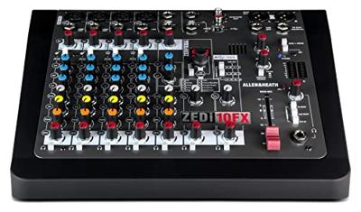 Allen & Heath ZEDi-10FX analoge mixer met 4x4 USB & effecten Allen & Heath ZEDi-10FX analoge mixer met 4x4 USB & effecten