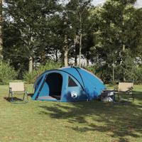 Camping Tent met dak Blauw 308 x 268 x 130 cm Polyester - thumbnail