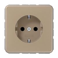 Jung CD1520GB Wandcontactdoos met randaarde Inzetstuk 1-voudig Brons 1 stuk(s) - thumbnail