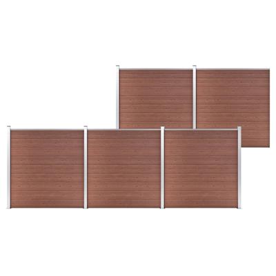 Schutting 872x186 cm HKC bruin