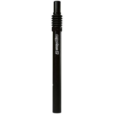 Ergotec Zadelpen verend 25.4 300mm kaars zwart