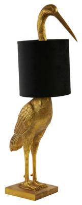 Tafellamp Birdy 77cm hoog goud