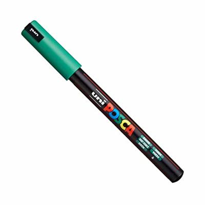 Uni-Posca Posca marker, afm pc-1mr, lijndikte 0,7 mm, extra-fijn, groen, 1 stuk