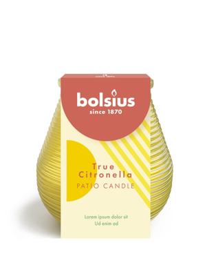 Olympic light 94/91 true citronella geel Bolsius - Bolsius