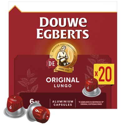 Douwe Egberts Lungo Original - 20 koffiecups