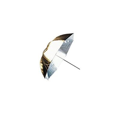 Linkstar flitsparaplu puk-84gs zilver/goud 100 cm (omkeerbaar)