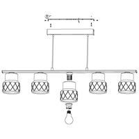 Eglo Eetkamer hanglampHilcott - 39855 - thumbnail