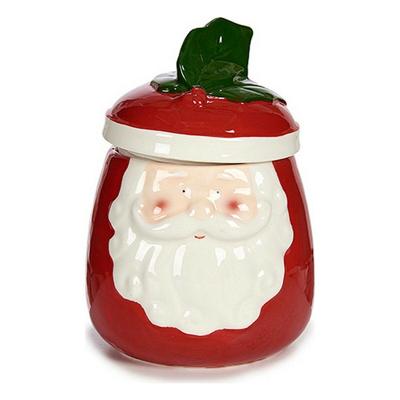 Decoratieve figuren Kerstman 14 x 19,5 x 14 cm Keramisch Rood