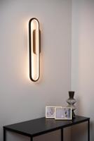 Lucide THELMA - Wandlamp - LED Dimb. - 1x24W 2700K - Zwart - thumbnail