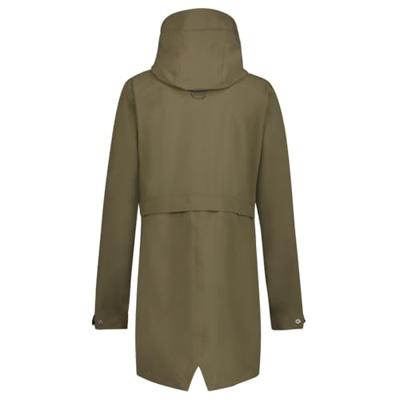 Parka Regenjas Dames Army Green