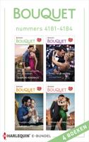 Bouquet e-bundel nummers 4181 - 4184 - Sharon Kendrick, Chantelle Shaw, Dani Collins, Caitlin Crews - ebook - thumbnail