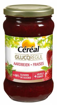 Cereal Aardbeienjam minder suikers 320 Gram Cereal Aardbeienjam minder suikers 320 Gram