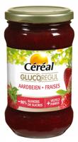 Cereal Aardbeienjam minder suikers 320 Gram - thumbnail