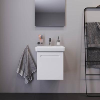 Wastafelonderkast Duravit No.1 Met 1 Deur Links 44x38.6x47.8 cm Met Geïntegreerde Greep Mat Wit Duravit