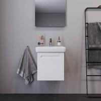 Wastafelonderkast Duravit No.1 Met 1 Deur Links 44x38.6x47.8 cm Met Geïntegreerde Greep Mat Wit Duravit - thumbnail