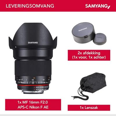 Samyang 16mm F/2.0 ED AS UMC CS Nikon AE - thumbnail