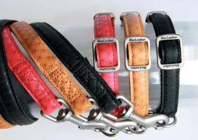 MACLEATHER HALSBAND ZWART