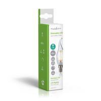 Nedis ledbfe14canft2 retro led-gloeilamp e14 kaars met gebogen punt 4,8 w 470 lm - thumbnail