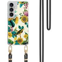Samsung Galaxy S25 FE hoesje met zwart koord - Sunflowers - thumbnail