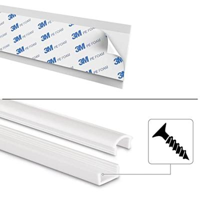 Hama kabelgoot zelfklevend halfrond 100x1.1x1 cm 4 stuks pvc/wit Hama kabelgoot zelfklevend halfrond 100x1.1x1 cm 4 stuks pvc/wit