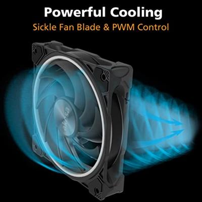 Akasa SOHO AR12 Computer behuizing Ventilator 12 cm Zwart 3 stuk(s) Akasa SOHO AR12 Computer behuizing Ventilator 12 cm Zwart 3 stuk(s)